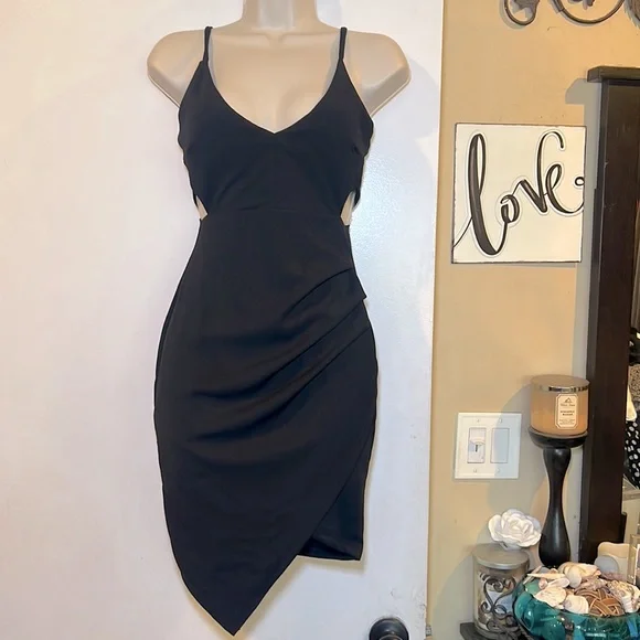 ELH studio | Dresses | New Elh Studio Womens Black Tank